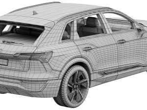 Audi Q8 e-tron 3D 模型