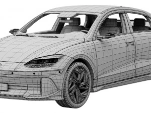 Hyundai Ioniq 6 3D Model