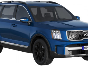 Kia Telluride 2023 3D Модель