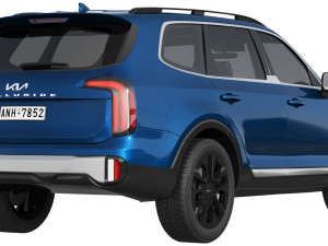 Kia Telluride 2023 3D Модель
