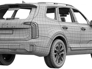 Kia Telluride 2023 3D Модель