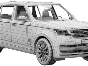 Land Rover Range Rover SV LWB Serenity 2022 3D Model