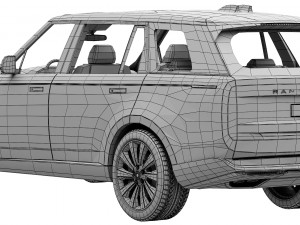 Land Rover Range Rover SV LWB Serenity 2022 3D 모델