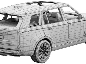 Land Rover Range Rover SV LWB Serenity 2022 3D Model