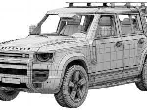 Land Rover Defender EXPLORER PACK 3D Model