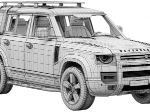 Land Rover Defender EXPLORER PACK 3D Model