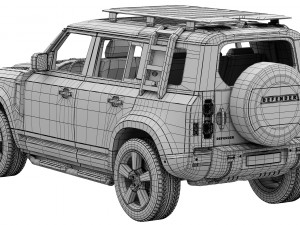 Land Rover Defender EXPLORER PACK 3D Model