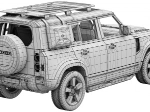 Land Rover Defender EXPLORER PACK 3D Model