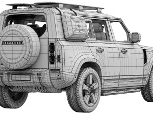 Land Rover Defender EXPLORER PACK 3D Model