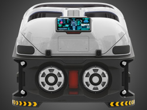 Sci-fi Cryo Chamber Cryopod 3D Model
