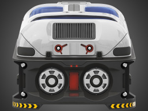 Sci-fi Cryo Chamber Cryopod 3D Model