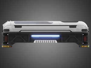 Sci-fi Cryo Chamber Cryopod 3D Model