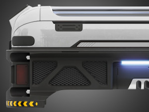 Sci-fi Cryo Chamber Cryopod 3D Model
