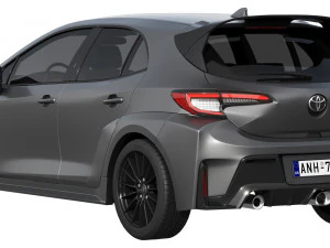 टोयोटा जीआर कोरोला 2023 3D मॉडल