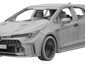 टोयोटा जीआर कोरोला 2023 3D मॉडल