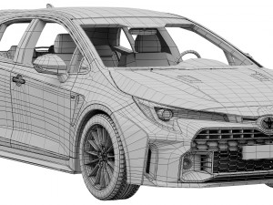 Toyota GR Corolla 2023 3Dモデル