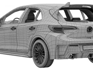 टोयोटा जीआर कोरोला 2023 3D मॉडल