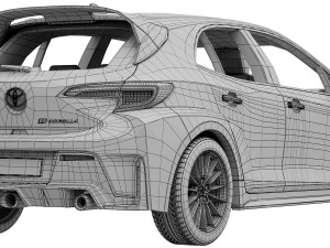 Toyota GR Corolla 2023 3Dモデル