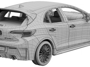 Toyota GR Corolla 2023 3Dモデル