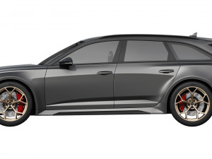 Audi RS6 Avant performance 2023 3D Модель