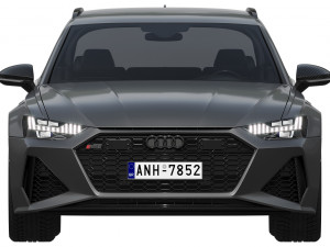Audi RS6 Avant performance 2023 3D Модель