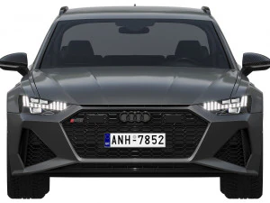 Audi RS6 Avant performance 2023 3D Model