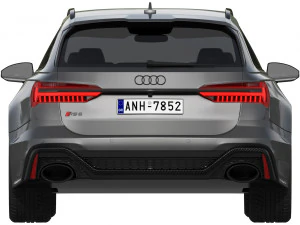 Audi RS6 Avant performance 2023 3D Model