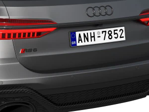 Audi RS6 Avant performance 2023 3D Model