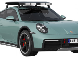 Porsche 911 Dakar 2023 3D-Modell