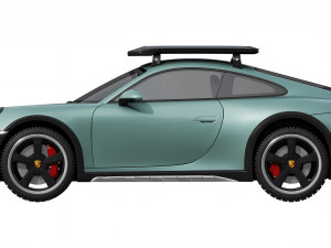 Porsche 911 Dakar 2023 3D-Modell