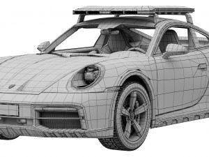 Porsche 911 Dakar 2023 3D-Modell