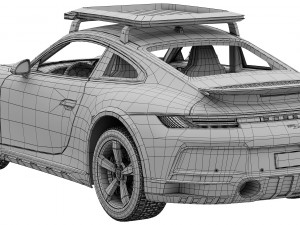 Porsche 911 Dakar 2023 3D-Modell