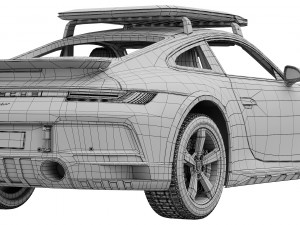 Porsche 911 Dakar 2023 3D-Modell