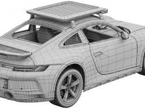 Porsche 911 Dakar 2023 3D-Modell
