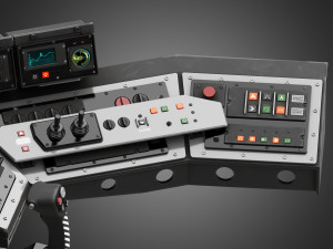Spaceship control panel 3D 모델