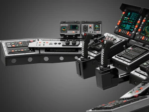 Spaceship control panel 3D Model