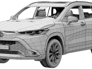 Toyota Corolla Cross Hybrid 2023 Modelo 3D
