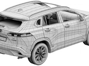 Toyota Corolla Cross Hybrid 2023 Modelo 3D