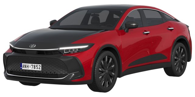 Toyota Crown 2023 Modello 3D .c4d .max .obj .3ds .fbx .stl .blend 