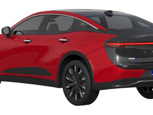 Toyota Crown 2023 3D Model