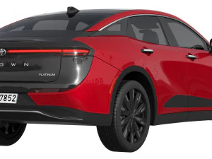 Toyota Crown 2023 3D Model