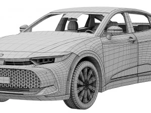 Toyota Crown 2023 3D Model