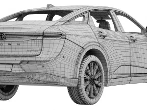Toyota Crown 2023 3D Model