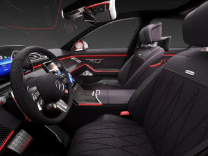 Mercedes-Benz S63 AMG interior 3D Model