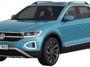 Volkswagen T-Roc 2022 3D Model