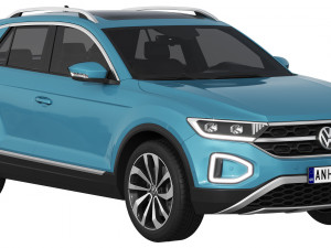 Volkswagen T-Roc 2022 3Dモデル