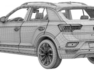 Volkswagen T-Roc 2022 3Dモデル
