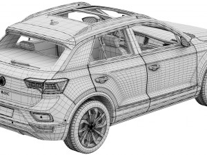 Volkswagen T-Roc 2022 3Dモデル