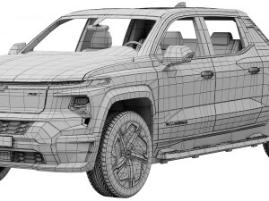Chevrolet Silverado EV RST 3D Model