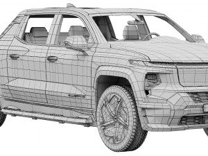 Chevrolet Silverado EV RST 3D Model
